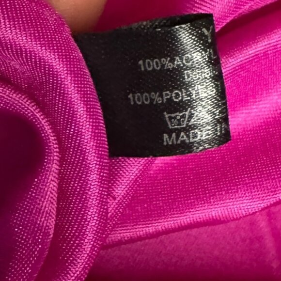 Hot Pink Faux Fur Teddy Coat Barbiecore Statement Jacket - Picture 4 of 6